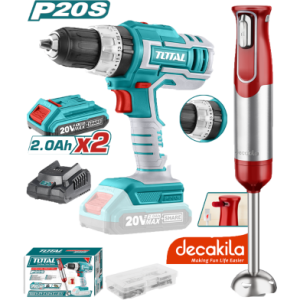 TOTAL LITHIUM-ION CORDLESS 2 PCS COMBO KIT