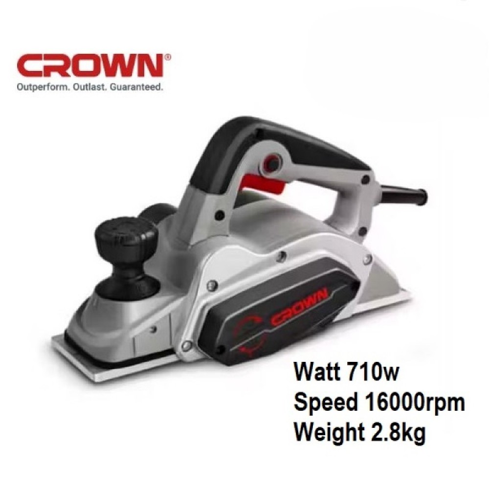 CROWN CT14019 ELECTRIC PLANER 710 WATT 82MM